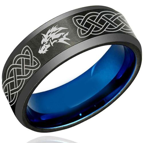 wolf tungsten ring