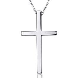 tungsten cross necklace for men